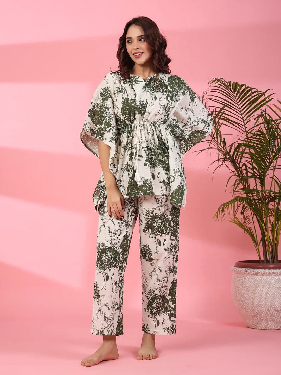 Xerostle Fashion Wild Canopy Kaftan Rest
