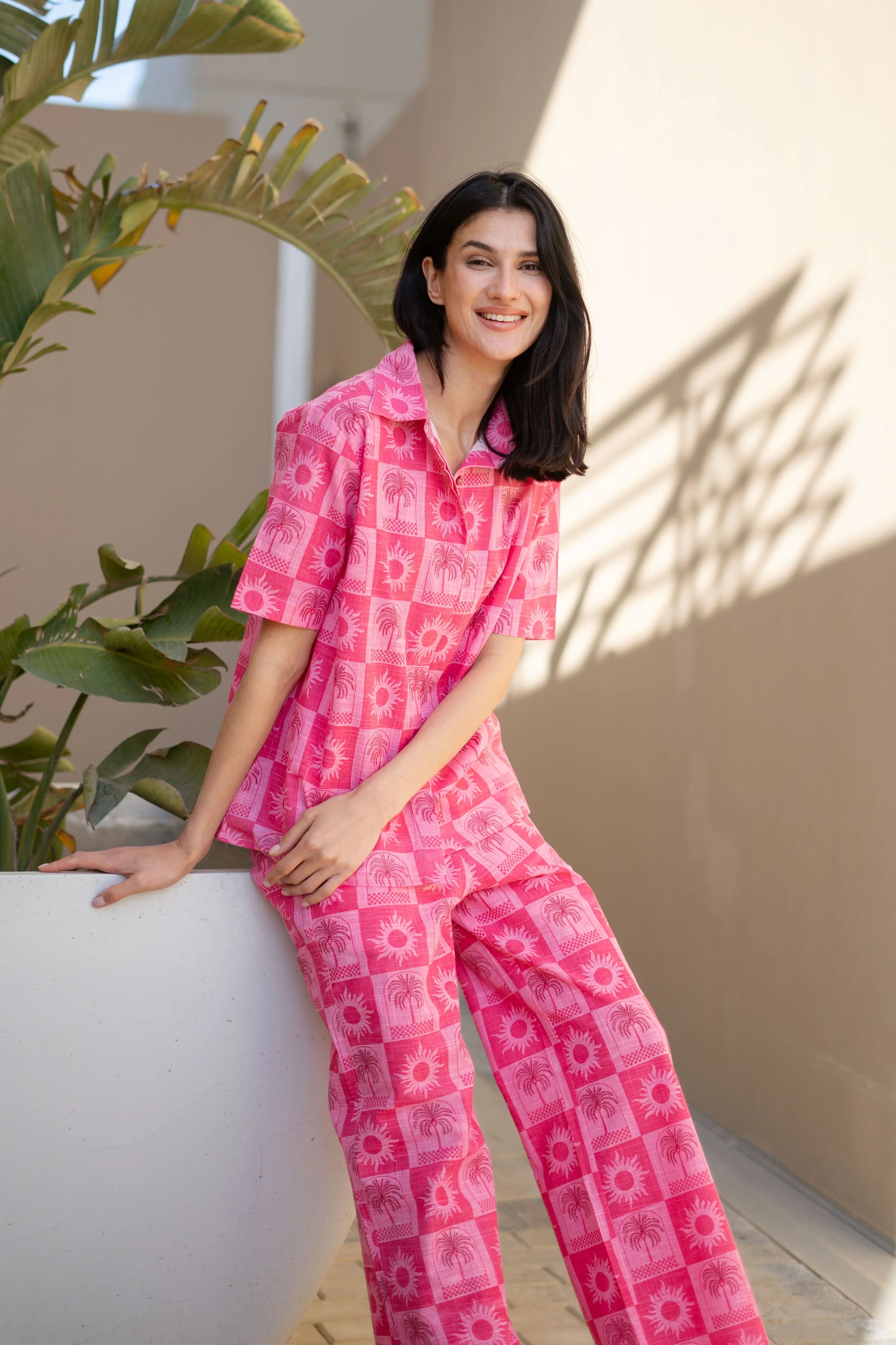 Xerostle Fashion Rose Garden Twin Set