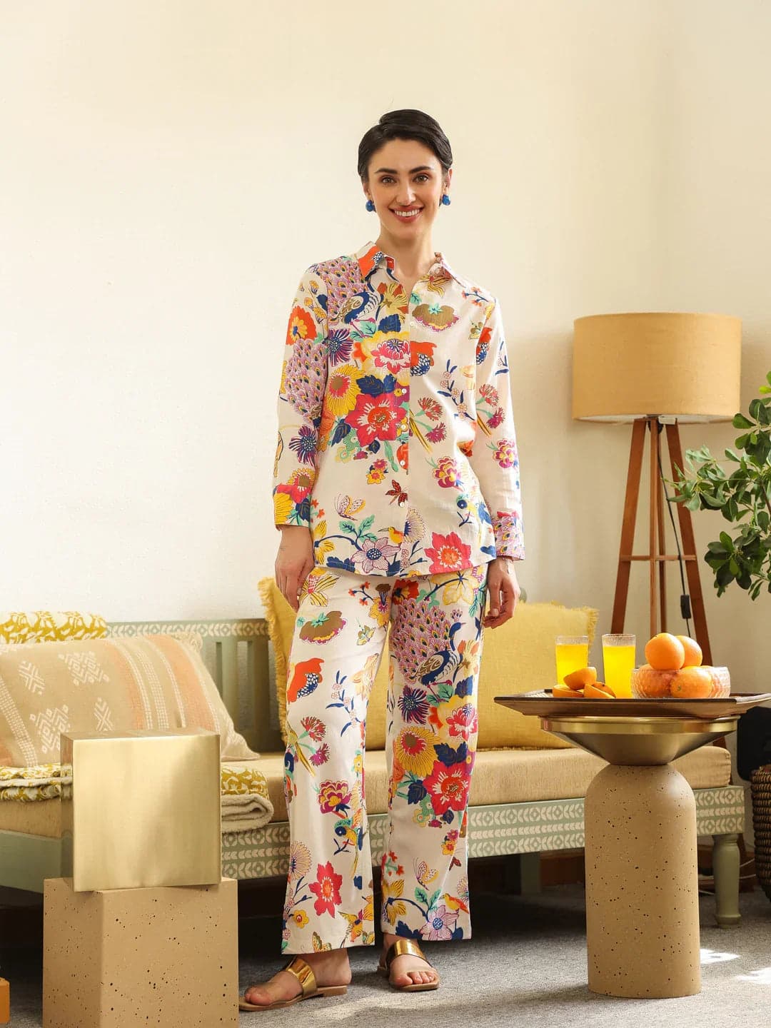 Xerostle Fashion Porcelain Print Twin Set