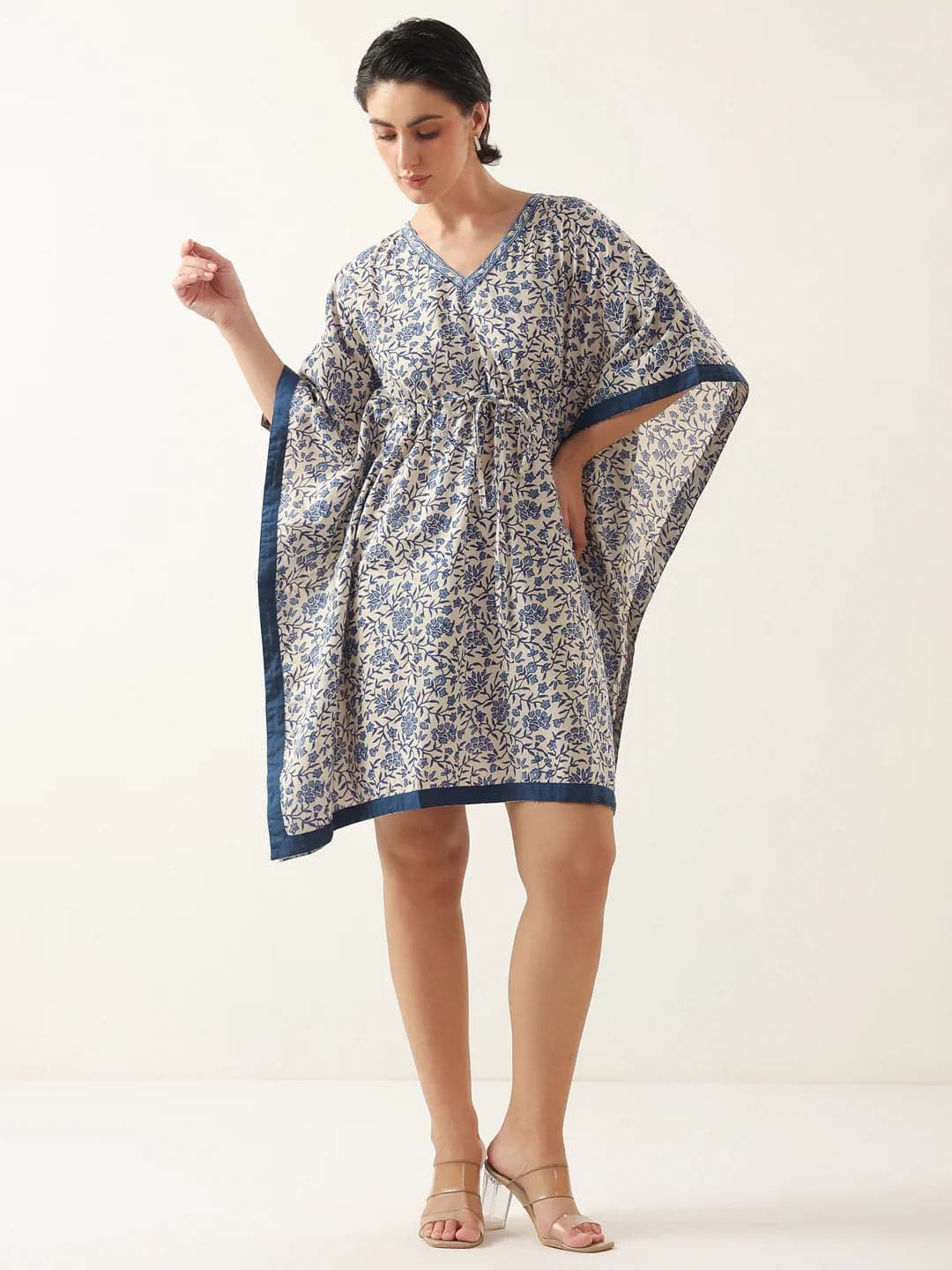 Xerostle Fashion Cream Vee Kaftan Rest