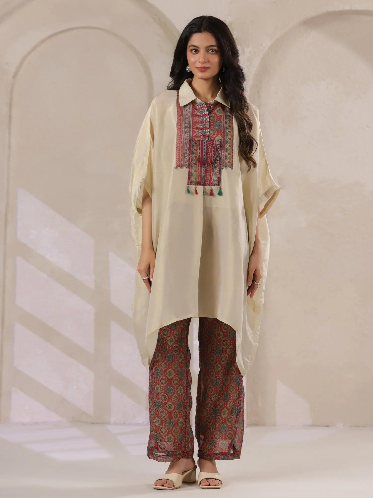 Xerostle Fashion Ivory Kaftan Garden Twin